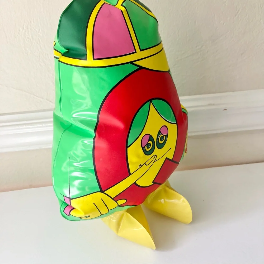 Vintage 1971 The Letter People Inflatable Alphabet 13” Mr Q